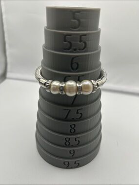 Mestige pearl bracelet silver tone accents flexible crystal classic bridal retro